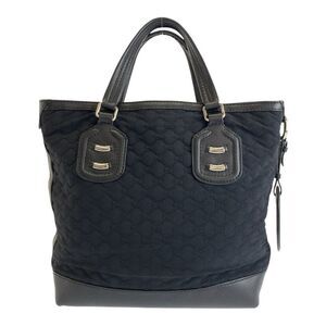 Gucci GG Neoprene Leather Nylon Tote Bag